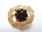 Antique Hatpin Amethyst Glass Pine Cones