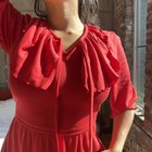 Women   s Red Vintage Ragtime Two Dress