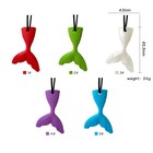 1pcs Silicone Teether Kids Chew Necklace Sensory Pendant Therapy Tool