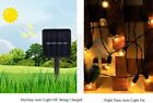 Solar String Light 20 Led Bulbs 17ft Patio Party Yard Wedding Waterproof Outdoor