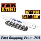 Usa 36inch 3 8  050 114dl Holzfforma Bar   Chain For Stihl Ms660 Ms661 Chainsaw