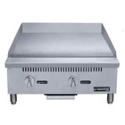 24   Dukers W Commercial Griddle - 2 Burner Countertop Flat Top Grill