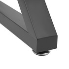 2pcs Bench Legs  Triangle Metal Bench Legs  Bench Legs With Backrest Bracket