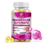 Magnesium Glycinate Chelated High Absorption Gluten-free Non-gmo Supplement