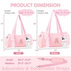Personalized Initial Dance Bag For Girls 4-6  Small Lace Small  Small-pink