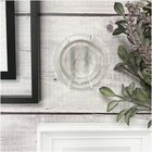 Plymor White Vinyl Finish Wall Mountable Plate Hanger  for Plates 2  - 3  