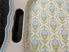 Lillian August French Farmhouse Melamine Xl Serving Tray Platter 20  Handle Nwt