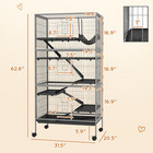 6-tier Small Animal Cage Ferret Large Chinchilla Cage Wheel Heavy-duty Steel