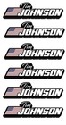 Fully Custom Flag Name Decal 4     Personalized Bike bottle Sticker  6-count 