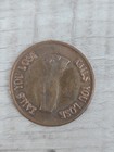 Vintage Nude Woman Heads Or Tails Flip Coin Token
