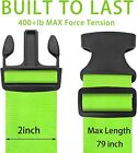 Bilione 4 Pack Luggage Straps 79  Long Belts Keep Suitcase Secure While