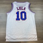 Tune Squad Lola Bunny Jersey  10 Space Jam Basketball Mesh Adult Small White