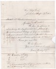 1862 Qv 1d Penny Red Stamp On Glass Works Letter Sunderland Sideways Duplex