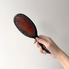 Mason Pearson Junior Bristle Nylon Hairbrush Bn2 Dark Ruby W  Cleaning Brush New