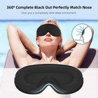 3d Eye Sleep Mask For Side Sleeper zero   pressure Light   blocking Blindfold