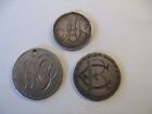 Circa 1800 3 X Silver Love Tokens   Coins
