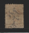Us Scott  159 6 Cent Lincoln Postage Stamp Used Hinged Dull Pink 1873  lot-46 