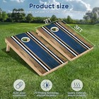 Cornhole Boards Set - Regulation Size 4x2 3x2ft Solid Wood Corn Hole Game Set