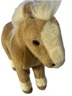Miyoni Aurora World Plush Horse Pony Palomino 10  White Mane Tail Euc