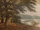 Antique 20thc American Impressionist Landscape Oil Painting-california Plein-air