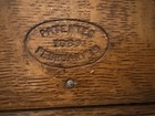 Patented 1889 Antique Singer Sewing Machine Oak Puzzle Box   Attachments