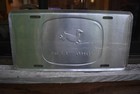 Vintage John Deere Front License Plate  Yellow Green