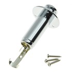New 1 4  Acoustic Electric Guitar Mono Endpin Output Jack Strap Button Socket Cr