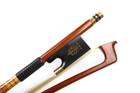 New 4 4 Violin Bow Brazilwood Violin Bows Ebony Frog Balance Natural Bow Hair