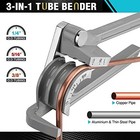  Tube Bender  Pipe Bender  3-in-1  1 4   5 16   3 8   For Copper  Brass  