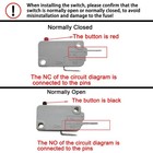 Microwave Oven Door Switch 16a 125 250v Interlock 2 Open 1 Close