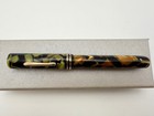 Conklin Os Endura Fountain Pen Black   Pearl Marble Ef 14k