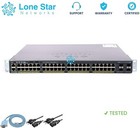 Cisco Catalyst Ws-c2960x-48lps-l 48-port Poe  Gigabit Switch W  Stack Kit 370w