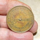 Vintage Lansdowne Whiskey Good Luck Spinner Coin Token You Pay Arrow Bar Pub Fun