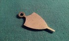 Vintage Us Jaycees Charm Pendant Gold-tone Metal   Blue Enamel