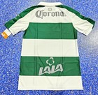 Club Santos Laguna Football Soccer Mens Jersey Green And White Color Size Small