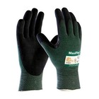 Atg 34-8743 m Maxiflex Cut Engineered Yarn Shell  Blk Nitrile Medium Green