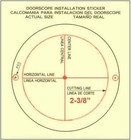 Door Scope Ds2000 Door Viewer - Aluminum X Black