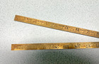 The Lufkin Rule Co - Saginaw  Mi  1085 24  Brass Blacksmith Ruler Mint Condition