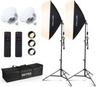 Softbox Lighting Kit 2pack 20x28in Soft Box   85w 2700-6400k E27 Led Bulb Con   