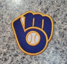 Milwaukee Brewers Vintage Style Logo Patch  Embroidered  Iron On  3 x3 