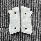 Custom White Pearl Resin Grips Taurus Pt-92 Premium Grips Ars 06