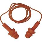 10pcs Pairs Silicone Corded Ear Plugs Reusable Hearing Protection Earplugs 26db