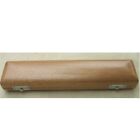 Wooden 16 Hole Flute Case Velvet Lining Solid Wood 2 Locks Hinges Clear Varnish