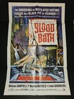 Vtg Blood Bath 1966 Original One-sheet Horror Movie Poster 27x41 Bondage Torture