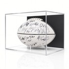 Football Display Case Wall Mount Acrylic Uv Protection Full Size Ball Holder