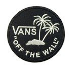 Vans  off The Wall  New Embroidered Iron On Patch Skateboard Round
