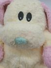Baby Ty Pillow Pals Collection Dogbaby Yellow Pink Rattle Plush W  Tag 1999