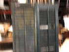 C1900 Pair Victorian Louvered House Shutters Green 66  High   14  W X 1 25 