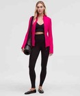 Lululemon Women s Define Jacket Rose Red Slim Fit High Elasticity Sports 2-12