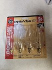 Ge 60 Watt Clear Double Life Type Ca Light 8 Bulbs Candelabra Base Lot Bent Tip